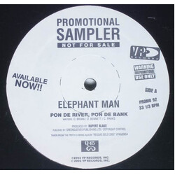 Elephant Man Pon De River, Pon De Bank USED VINYL 12INCH PROMO
