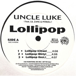 Luke Lollipop / B-otch USED VINYL 12INCH 33 S RPM PROMO
