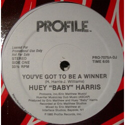 Huey Harris You've Got To Be A Winner USED VINYL 12INCH 33 S RPM PROMO