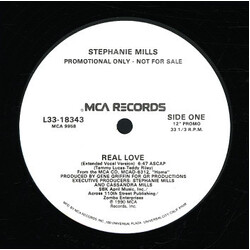 Stephanie Mills Real Love USED VINYL 12INCH PROMO 33 S RPM