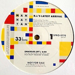R.J.'s Latest Arrival Shackles (87') / Heaven In Your Arms VINYL 12" USED