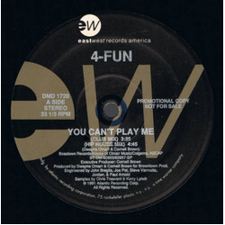 4-Fun You Can't Play Me VINYL 12" USED