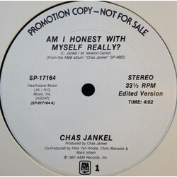 Chas Jankel Am I Honest With Myself Really? / Lenta Latina USED VINYL 12INCH PROMO