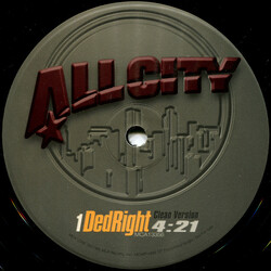 All City Ded Right USED VINYL 12INCH PROMO
