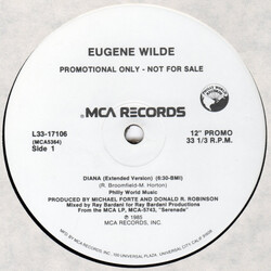 Eugene Wilde Diana USED VINYL 12INCH 33 S RPM PROMO