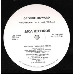 George Howard Sweetest Taboo VINYL 12" USED
