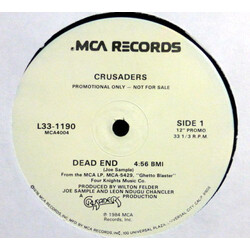 The Crusaders Dead End / Night Ladies USED VINYL 12INCH 33 S RPM PROMO