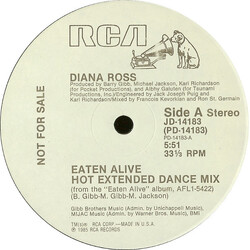 Diana Ross Eaten Alive VINYL 12" USED