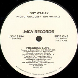 Jody Watley Precious Love USED VINYL 12INCH 33 S RPM PROMO