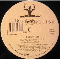 Exception Slap You Back VINYL 12" USED