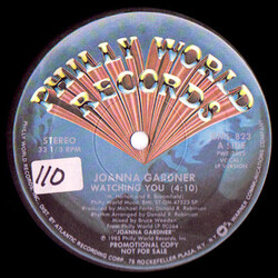 Joanna Gardner Watching You USED VINYL 12INCH PROMO 33 S RPM
