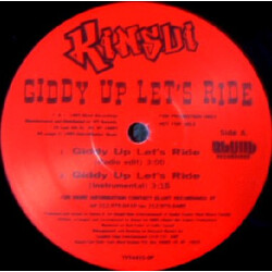 Kinsu Giddy Up Let's Ride USED VINYL 12INCH 33 S RPM PROMO