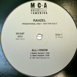 Rahzel All I Know VINYL 12" USED