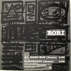 Rori Mr. Right Now (Remix) / Electricity (Remix) USED VINYL 12INCH 33 S RPM PROMO