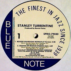 Stanley Turrentine Boogie On Reggae Woman USED VINYL 12INCH PROMO 33 S RPM
