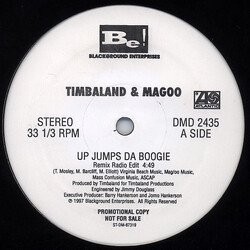Timbaland & Magoo Up Jumps Da Boogie (Remix) VINYL 12" USED