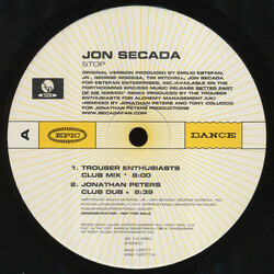 Jon Secada Stop (Promo #2) VINYL 12" USED