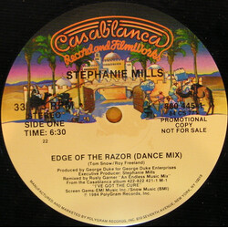 Stephanie Mills Edge Of The Razor USED VINYL 12INCH 33 S RPM PROMO STEREO