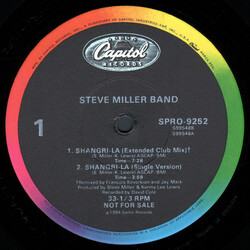Steve Miller Band Shangri-La VINYL 12" USED