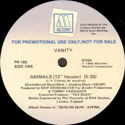 Vanity Animals USED VINYL 12INCH PROMO