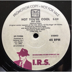 General Public Hot You're Cool VINYL 12" USED