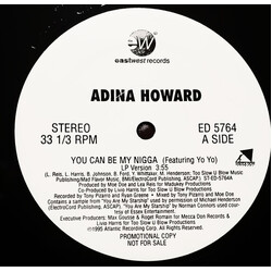 Adina Howard / Yo-Yo You Can Be My Nigga (LP Version) USED VINYL 12INCH PROMO