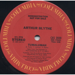 Arthur Blythe Tumalumah USED VINYL 12INCH 33 S RPM PROMO STEREO