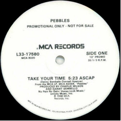 Pebbles Take Your Time VINYL 12" USED