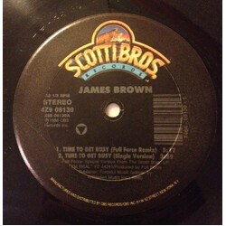 James Brown Time To Get Busy VINYL 12" USED