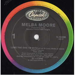 Melba Moore / Kashif Love The One I'm With (A Lot Of Love) / Don't Go Away VINYL 12" USED