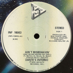 Dante's Inferno Ain't Misbehavin' VINYL 12" USED