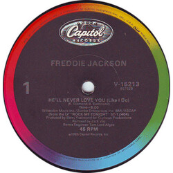 Freddie Jackson He'll Never Love You (Like I Do) VINYL 12" USED