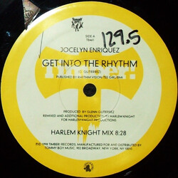 Jocelyn Enriquez Get Into The Rhythm USED VINYL 12INCH SINGLE 33 S RPM