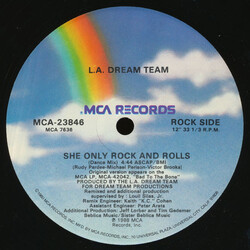 L.A. Dream Team She Only Rock And Rolls VINYL 12" USED