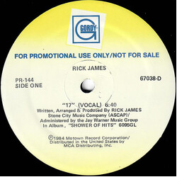 Rick James 17 USED VINYL 12INCH SINGLE PROMO