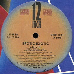 Erotic Exotic L.O.V.E. VINYL 12" USED