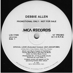 Debbie Allen Special Look USED VINYL 12INCH SINGLE 33 S RPM PROMO