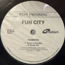 Fun City Padentro VINYL 12" USED