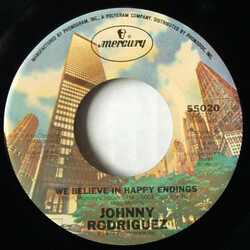 Johnny Rodriguez (4) We Believe In Happy Endings USED VINYL 7INCH 45 RPM