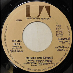 Crystal Gayle One More Time USED VINYL 7INCH 45 RPM SINGLE