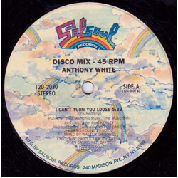 Anthony White I Can't Turn You Loose VINYL 12" USED