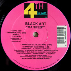 Black Art (4) Manifest USED VINYL 12INCH