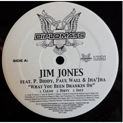 Jim Jones (2) What You Been Drankin On / G's Up USED VINYL 12INCH 33 S RPM
