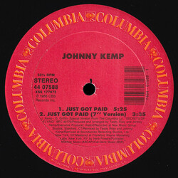 Johnny Kemp Just Got Paid USED VINYL 12INCH 33 S RPM STEREO