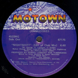 Commodores Nightshift VINYL 12" USED
