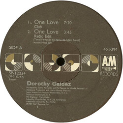 Dorothy Galdez One Love VINYL 12" USED