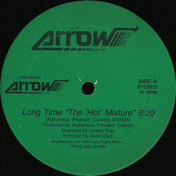 Arrow (2) Long Time (The 'Hot' Mixture) / Hot, Hot, Hot (Hotter Mix '84) / Columbia Rock VINYL 12" USED