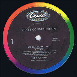 Brass Construction We Can Work It Out USED VINYL 12INCH