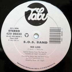 The S.O.S. Band No Lies USED VINYL 12INCH 33 S RPM
