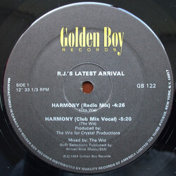 R.J.'s Latest Arrival Harmony USED VINYL 12INCH 33 S RPM